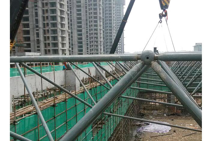 体育馆网架结构示意图